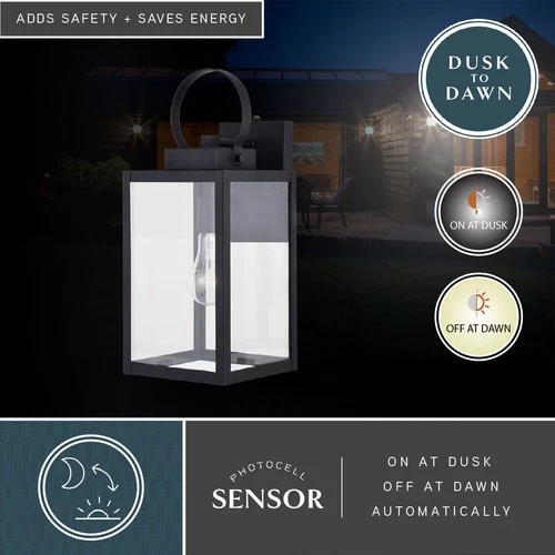 Vaxcel Lighting T0554 Medinah 17" Tall Outdoor Wall Sconce - White - Picture 9 of 12