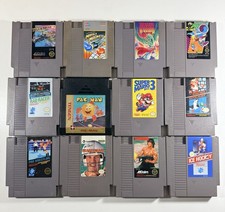 12 GAMES LOT NES Nintendo ORIGINAL Authentic TESTED GUARANTEED   SUPER MARIO 3