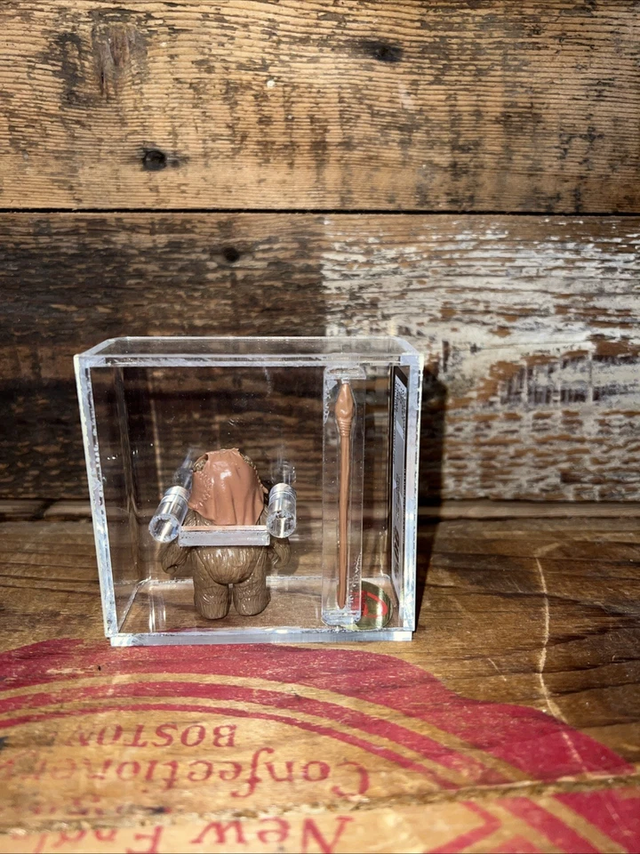 Figura de colección Wicket W Warrick Ewok Star Wars ROTJ Kenner 1984 clasificación AFA 90% Foto 3 de 4