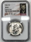 1964 P Silver Kennedy Half Dollar NGC MS-65
