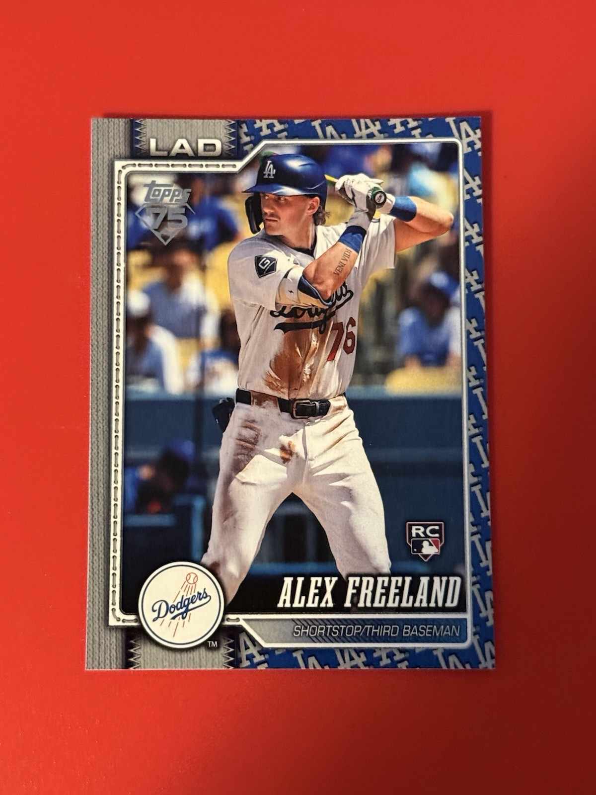 2026 Topps Series 1 - Alex Freeland #74 Team Color Border (RC)