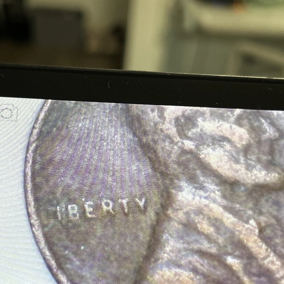 Raro centavo Lincoln Wheat 1944 sin marca de ceca borde moneda de un centavo error “L” Liberty Foto 4 de 4