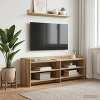 Tv-Schr?Nk 135 X 33 X 47 Cm Artisan-Eiche Holzwerkstoff