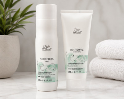 Wella Professionals Nutricurls Detangling Shampoo & Conditioner  8.4/ 6.7  oz.
