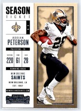 2017 Panini Contenders #8 Adrian Peterson