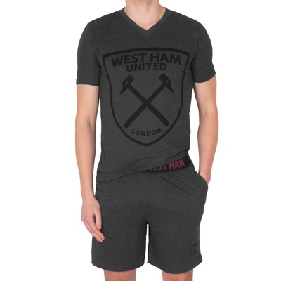 West Ham United FC Mens Pyjamas Short Loungewear OFFICIAL Football Gift  UK - Main Image