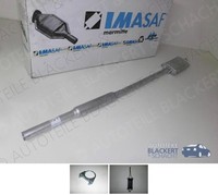Imasaf Auspuff Mitteltopf + Anbauteile für Fiat 127 1.3 Sport 1981-1983