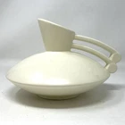 Red Wing Pottery Vintage Atomic MCM #1580 White Ivory Pitcher Ewer