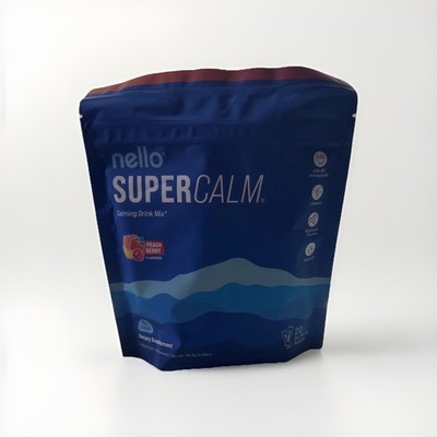 1x Nello Supercalm Drink Mix Supplement Powder - Peach Berry - 20count 4/27