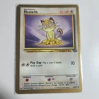 Meowth - 56/64 - Jungle Set - Gold Border US Promo - Pokemon Card NM/LP-Vintage
