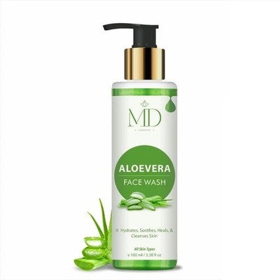 MD COSMETIC Aloevera Facewash glättet, heilt & reinigt Haut alle Hauttypen