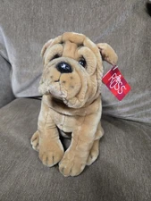 Russ Berrie Sharpei Dog 10" Sharpy The Heartcraft Collection Tags Attached 