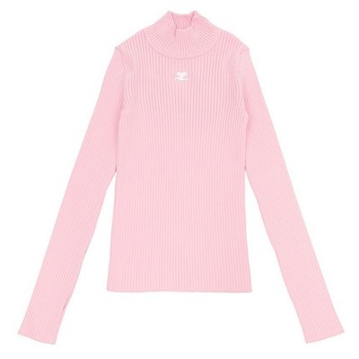 Courreges 422MPU022FI0001 ROSE Damen Rollkragenpullover 96307077