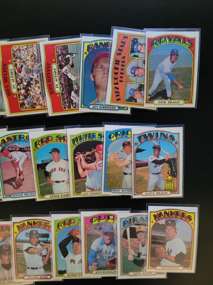 1972 Topps Baseball Lot - EX or Better - Felipe Alou | In Action Cards - Image 3 of 4