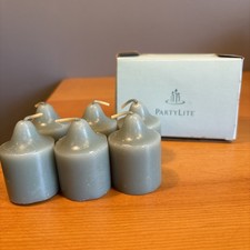 Partylite Bayberry Colonial Green Votive Candles Set/6 Quantity V0653