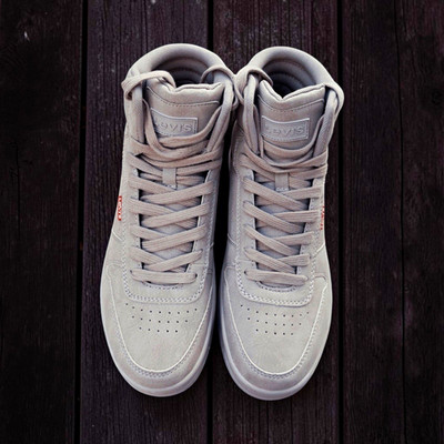 Levi s Women s High Top Sneakers Gray Size 9 Brand New Lace Up Shoes 5208625711