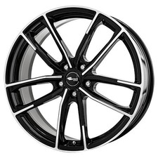 1x BROCK B38 schwarz glanz voll-poliert (sgvp) 8.0Jx18 5x112 ET35
