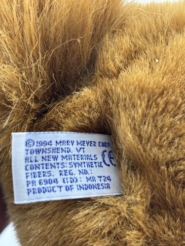 RARO!! Peluche vintage 1994 MARY MEYER 16" VOLPE ROSSA ARRICCIATA ADORABILE - Foto 5 di 9
