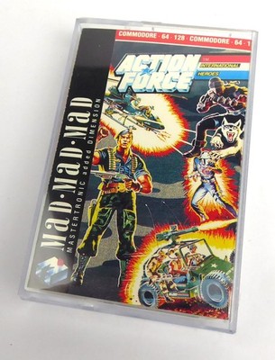 Commodore 64 C64 Spiel -- ACTION FORCE (Mastertronic) - Tape