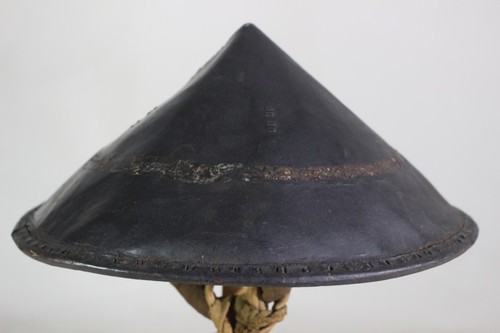 JINGASA of YOROI (armor) : EDO : 13.8 × 13.8 × 5.5 " 360g - Picture 4 of 8