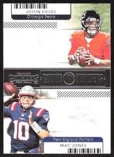 4540J 2021 Panini Contenders #RN-JFI Justin Fields / Mac Jones Round Numbers