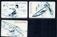 GIAN - Thematic Series 'Sport And Adventure' 3 New Complete Cards