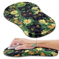 Ergonomic Mouse Pad Wrist Support, Wrist Rest Mousepad for Carpal Tunnel Pain...