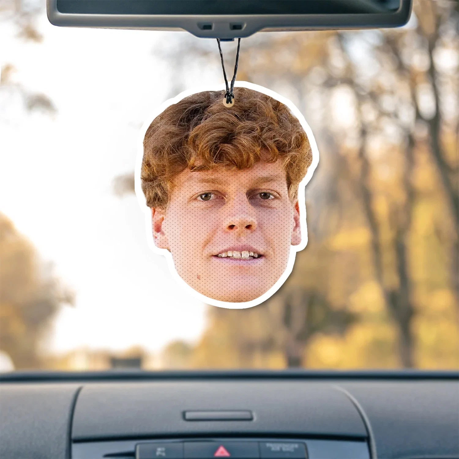 Jannik Sinner Unscented Hanging Car Air Freshener Freshie