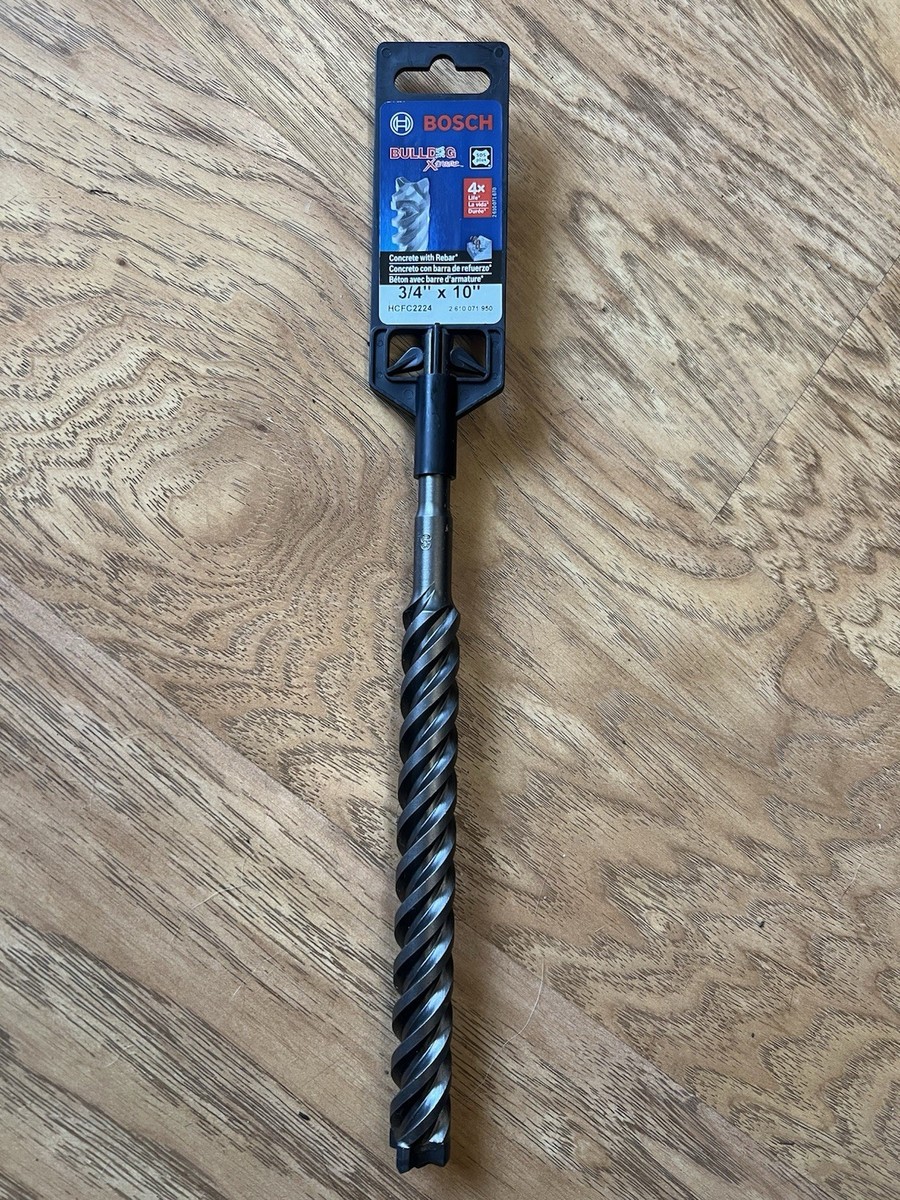 Bosch 3/4 Inch X 10 Inch Sds-Plus Bulldog Xtreme/ Concrete/Rebar
