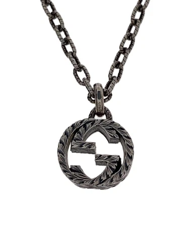 Collana uomo GUCCI SV925 in argento con top 455307 usata