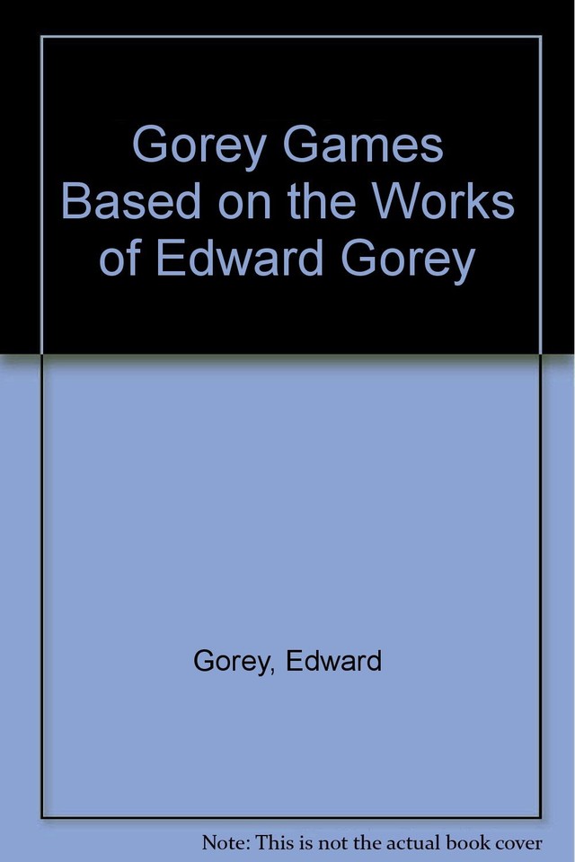 Gorey Games Based on the Works of Edward Gorey | eBay