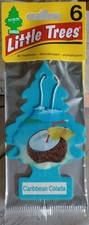 Little Trees 60324 Caribbean Colada Hanging Air Freshener for Car/Home 6 Pack 