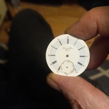 GUINAND FRERES Geneva Beautiful Pocket Watch Dial And Complete Movement Untested