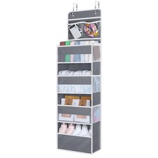 Over The Door Organizer, 5 Shelf Door Hanging Organizer Nursery Door Storage ...