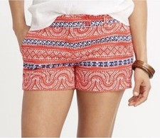 Vineyard Vines Dayboat Red White Blue 4th Of July Shorts Size 8 Preppy Stretch