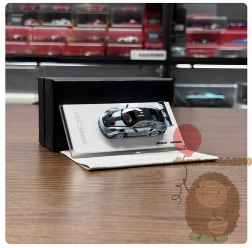 SUHE 1:64 FUELME Porsche 911 992 GT3 RS Resina Metal Diecast Coche Modelo Adulto Regalo - Imagen 22 de 22