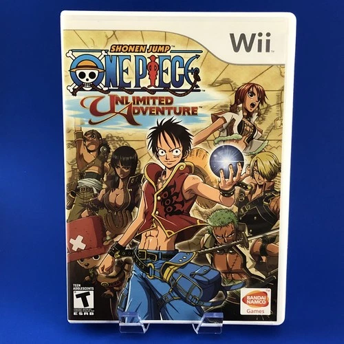 One Piece: Unlimited Adventure (Nintendo Wii, 2008) Complete With Case/Manual