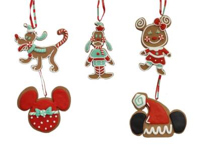 Ornament Disney Micky Maus Pluto Goofy Mini Maus Lebkuchen Weihnachten Kugel