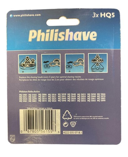 Philishave philips norelco replacement shaving heads - Picture 18 of 38