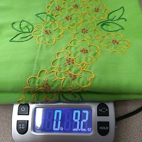 Cannon Monticello Pillowcases Lime Green Hand Embroided Set 2 Standard Vintage - Picture 14 of 16