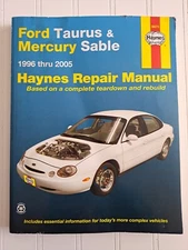 Ford Taurus & Mercury Sable 1996-2001 Automotive Car Repair Manual Haynes 36075