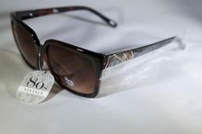 UV400 Women's 80's Vintage Eyewear w/Metal Pattern