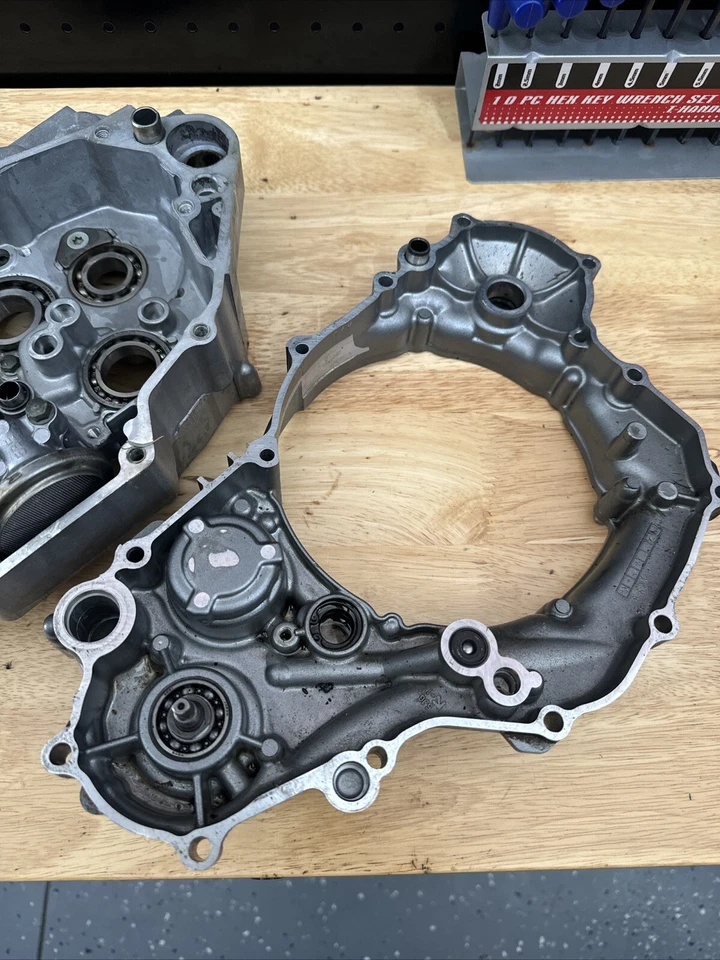 Juego de cárter de motor izquierdo derecho Yamaha WR400F YZ400 YZ400F 1998-01 Foto 4 de 4