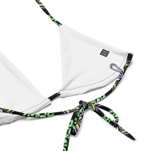 Recycled eco bikini top by Blink Friction and iServalan - Picture 3 of 28