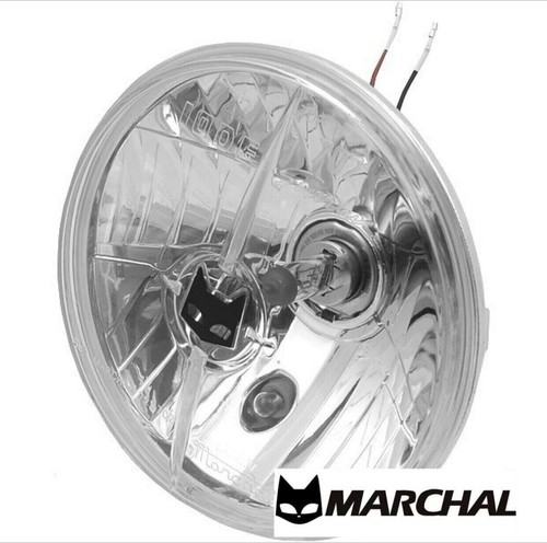 MARCHAL Headlight 722/702 Starlux Multi Riff 180φ Clear lens Universal 800-8420