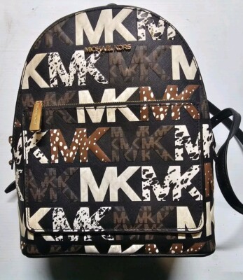 Michael Kors Adina Medium Backpack Signature Logo Animal  display picture 3