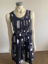 Simply Vera Vera Wang Women's Dress Black & White Sleeveless Size XS NEW