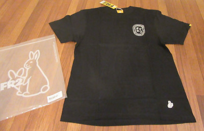Fxxking Rabbits FR2 Circle Logo Tee T-Shirt Size Large Black New Free U.S. S&H