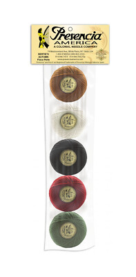Presencia Pearl Cotton Size 8 Thread Sampler Pack Bertie's Autumn