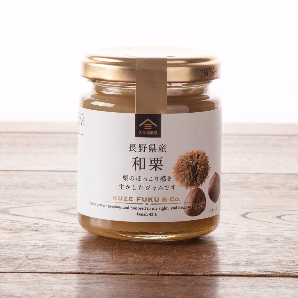 茶 Fukuume KUZE FUKU Jam Spread Chestnut Paste Cinnamon Bread Sweet Sauce